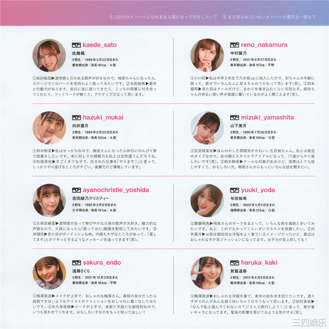 乃木坂46写真集《乃木撮 VOL.03》高清全本