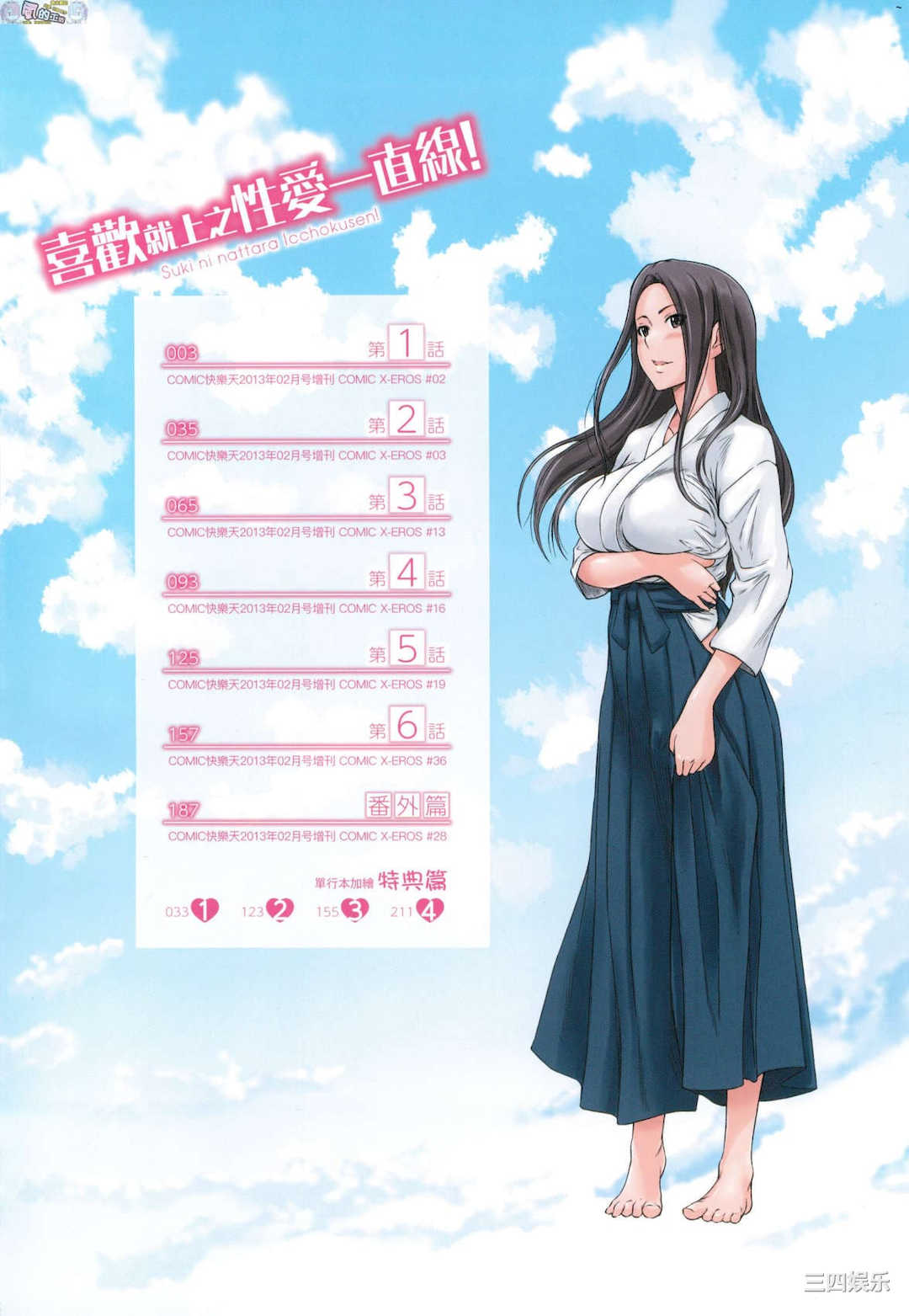 [如月群真] 好きになったら一直線！ 喜歡就上之性愛一直線！ [風的工房][無碼]