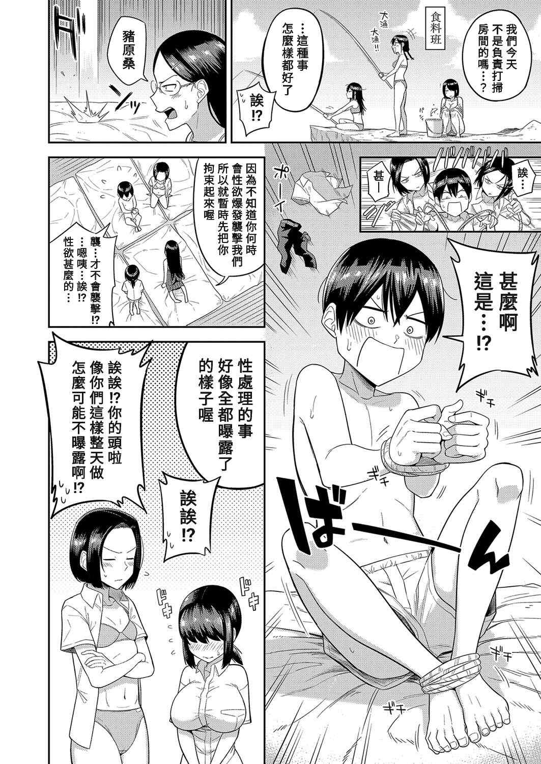 [まこしょ] 無人島で、SEXに興味津々なドスケベ陰キャ女子たちとハーレムライフ   FANZA特典