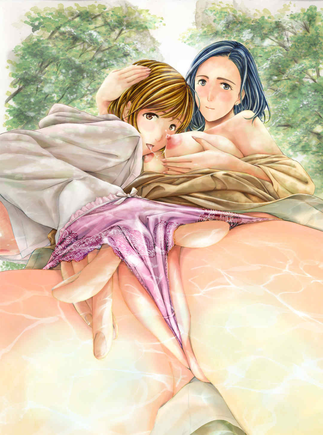 [あさぎ龍] おへその下が、あついんだ